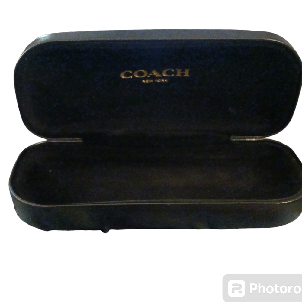 COACH New York Eyewear case.  Black.